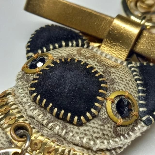 良品 グッチ グッチョリ 犬 パグ オリバー キーリング キーホルダー チャーム