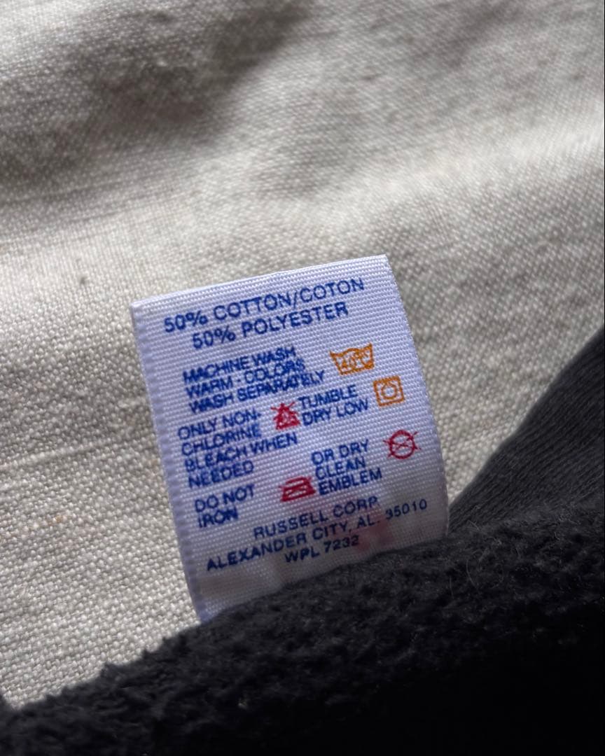 80s 90s JERZEES スウェット カーディガン USA製 ブラック 黒