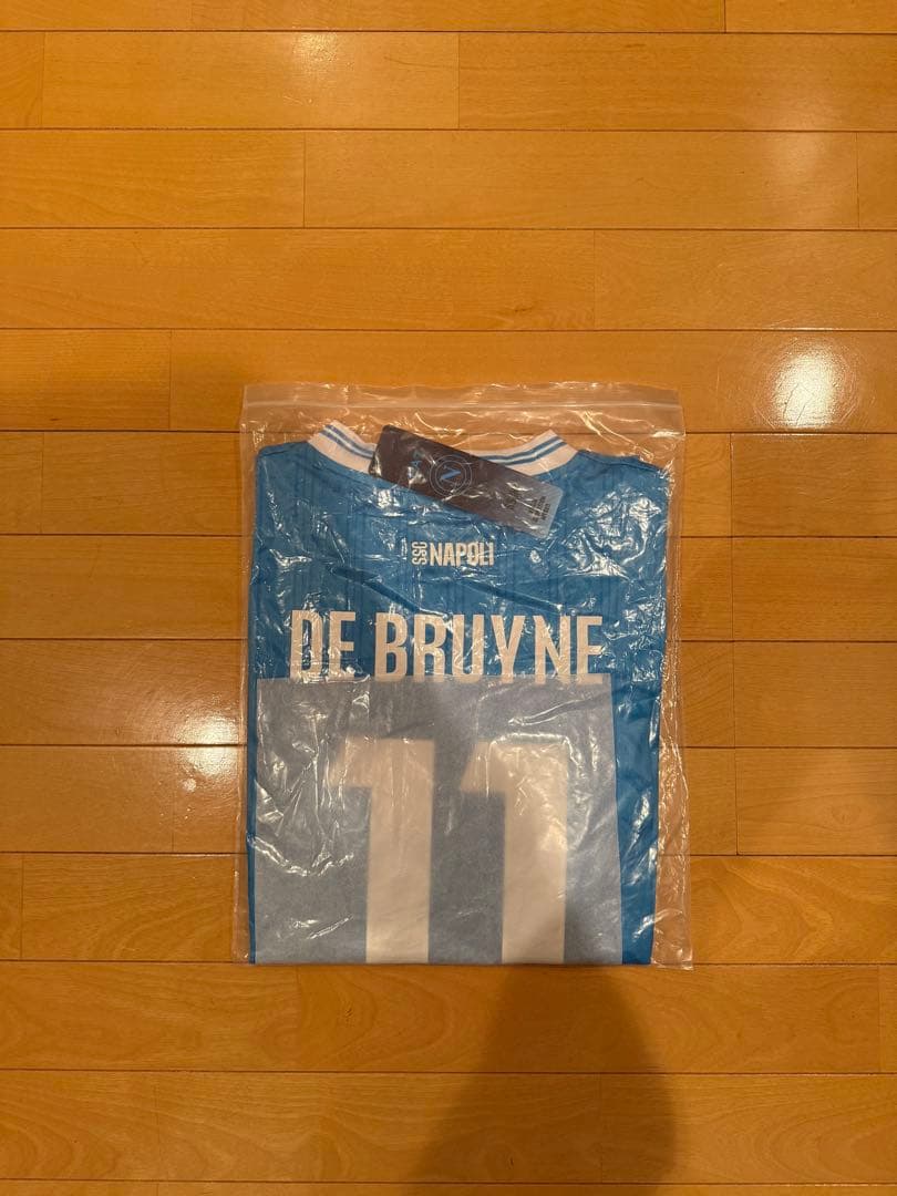 25-26ナポリ ケヴィン・デ・ブライネ ホームユニフォーム　Mサイズ
