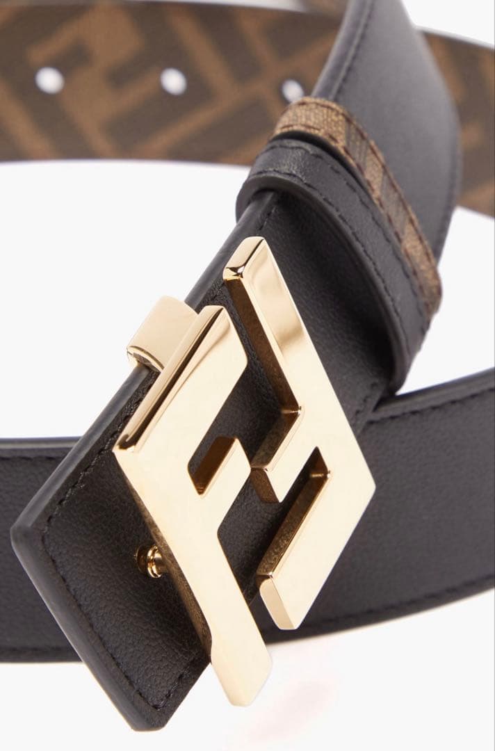 22ss「FENDI」FF Monogram✖Black Reversible