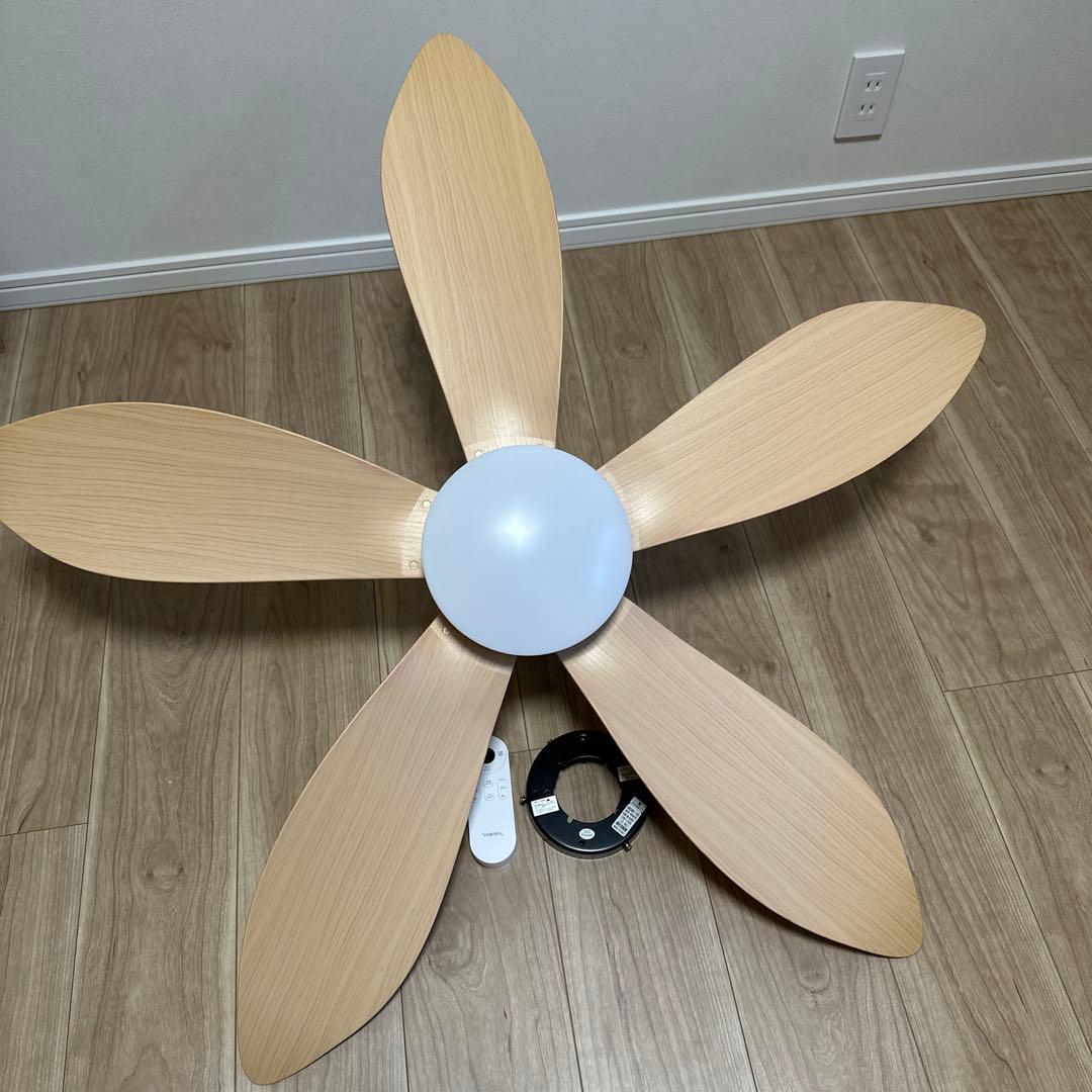 ventota シーリングファン ブラシレスモーター 5枚羽根