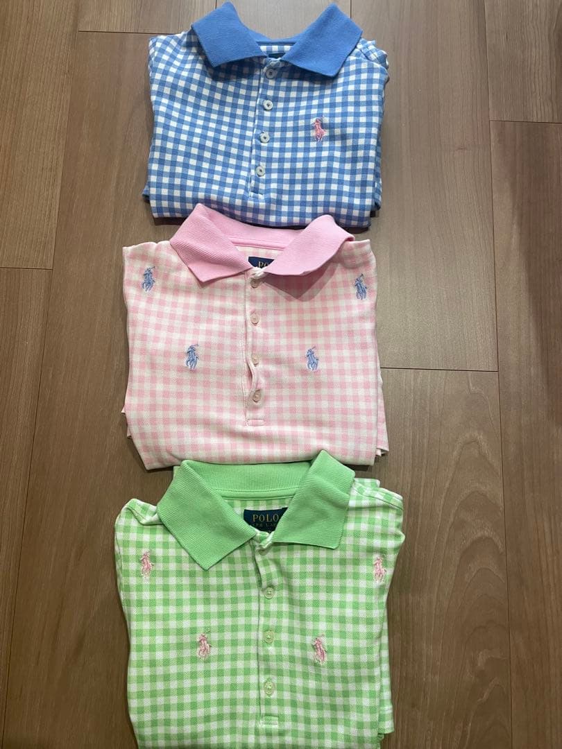POLO Ralph Lauren チェック柄ポロワンピース　3セット