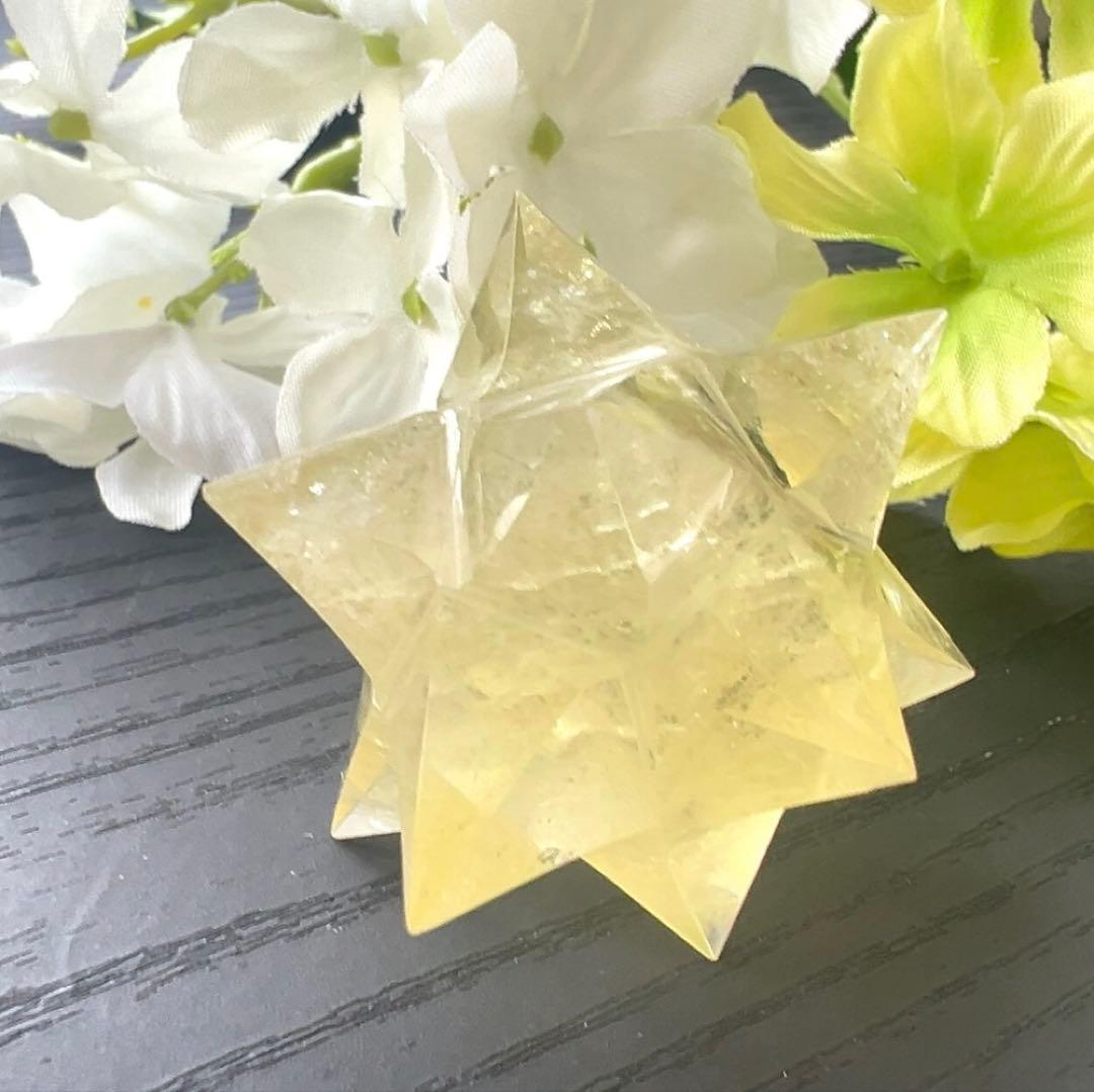 アステロイド天然石シトリン　41ミリ