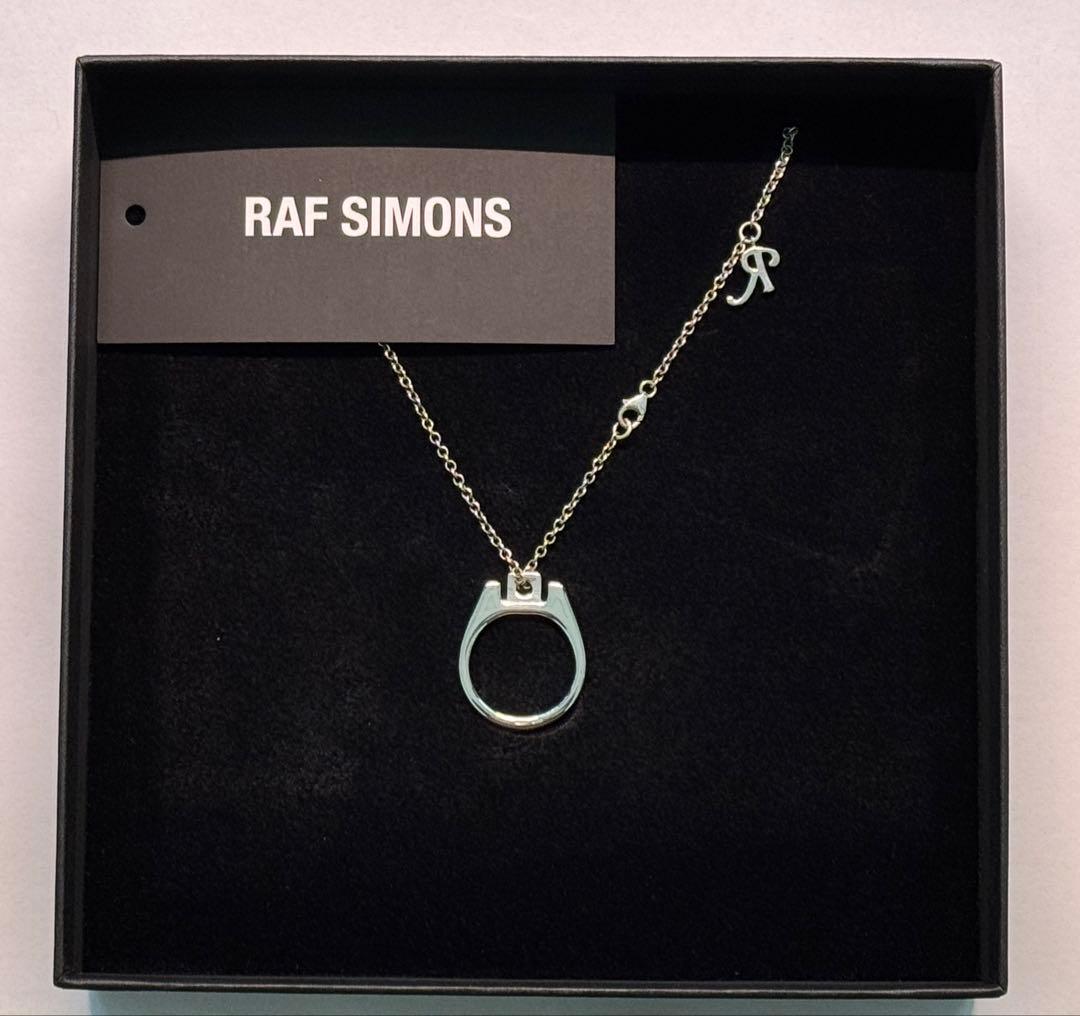 ち*ん様 RAF SIMONS 缶タブ型ペンダント ネックレス silver 9
