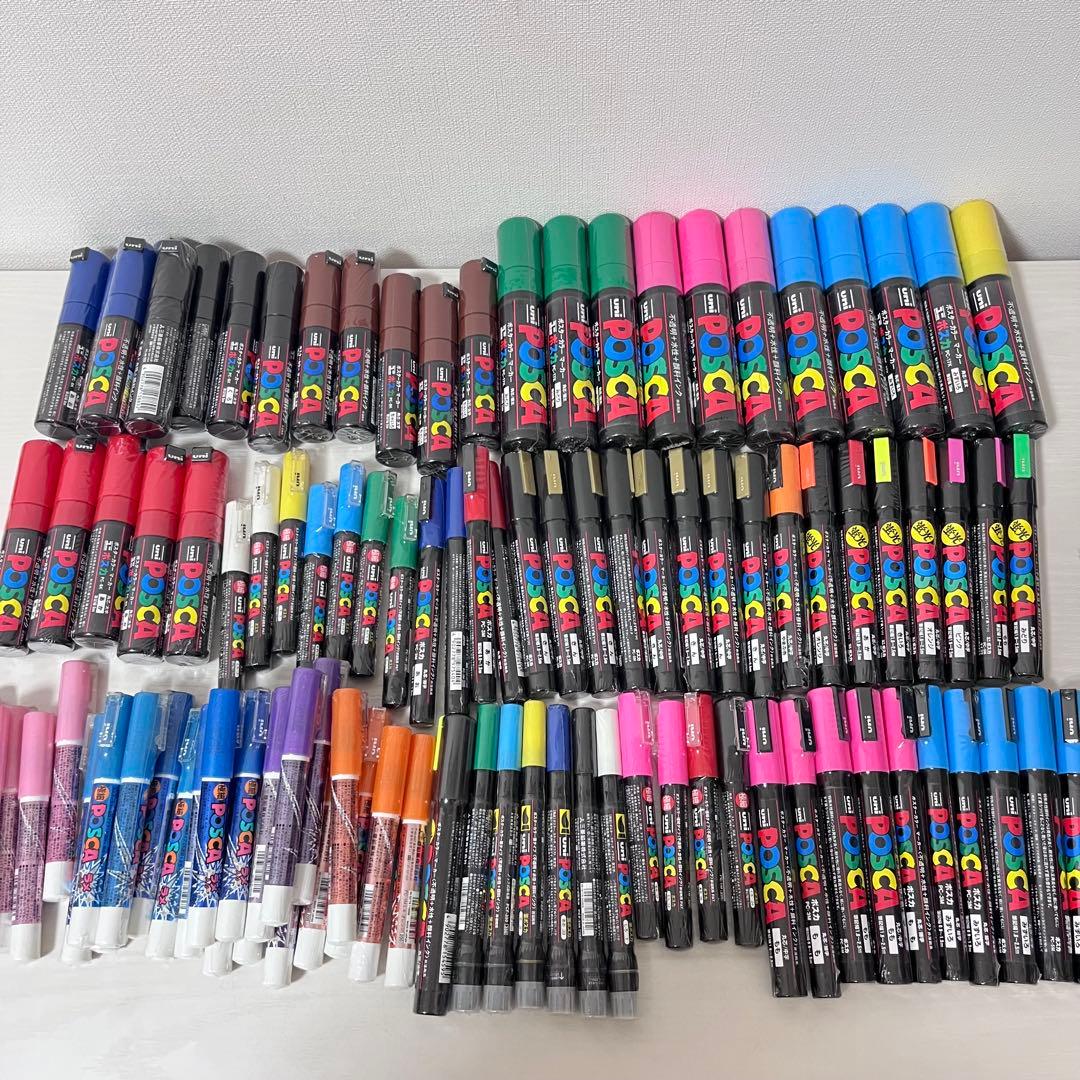 【新品未開封】フィルム付き POSCA ポスカ 約100本