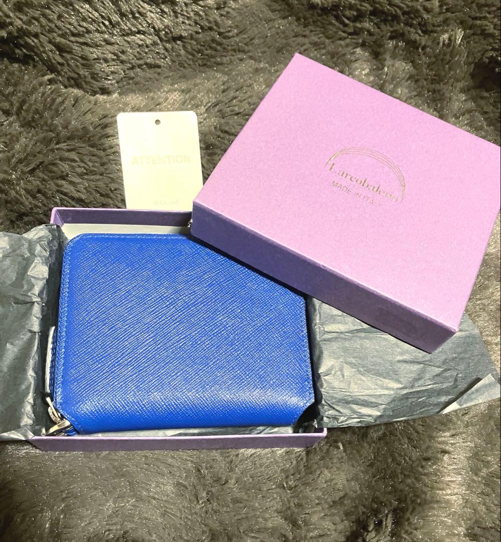 美品）ラルコバレーノ×ジョセフオム コラボ　ラウンドジップミニウォレット