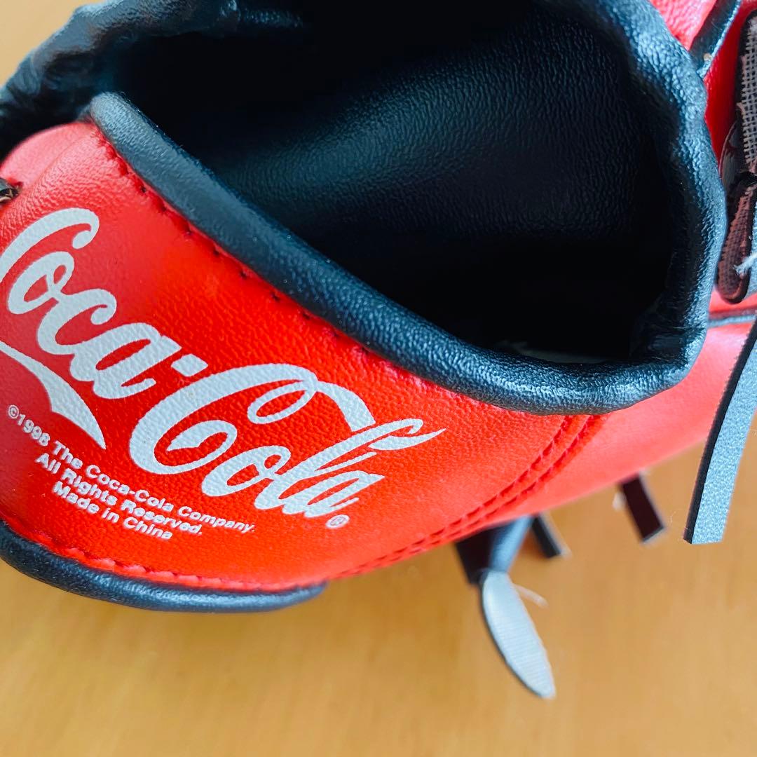 コカコーラ 野球 グローブ 赤