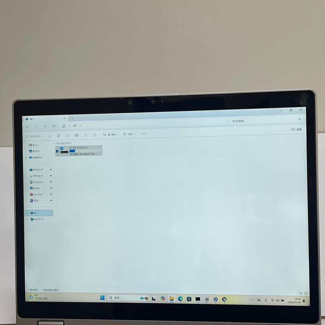 Windowsノート本体 #748 2in1 PANASONIC CF-QV8 i5-8365U OFFi