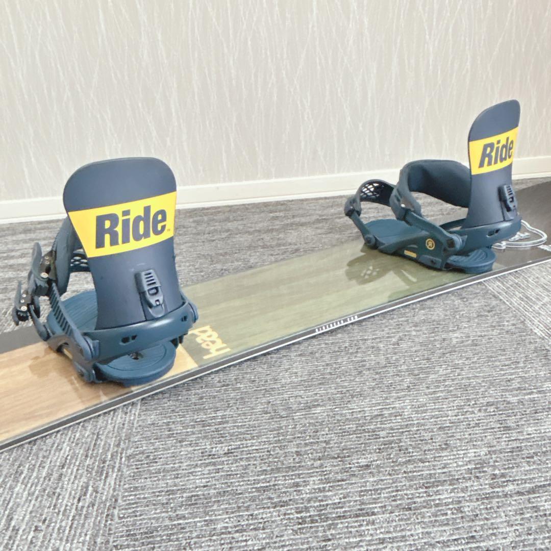 90美品❗️超豪華❗️HEAD×RIDE スノーボードセット★157cm+ビン付