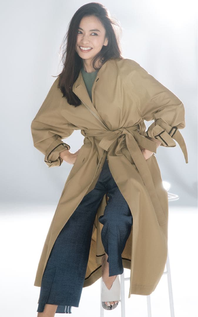 ADORE アドーア コンパクトコットンノーカラーコート