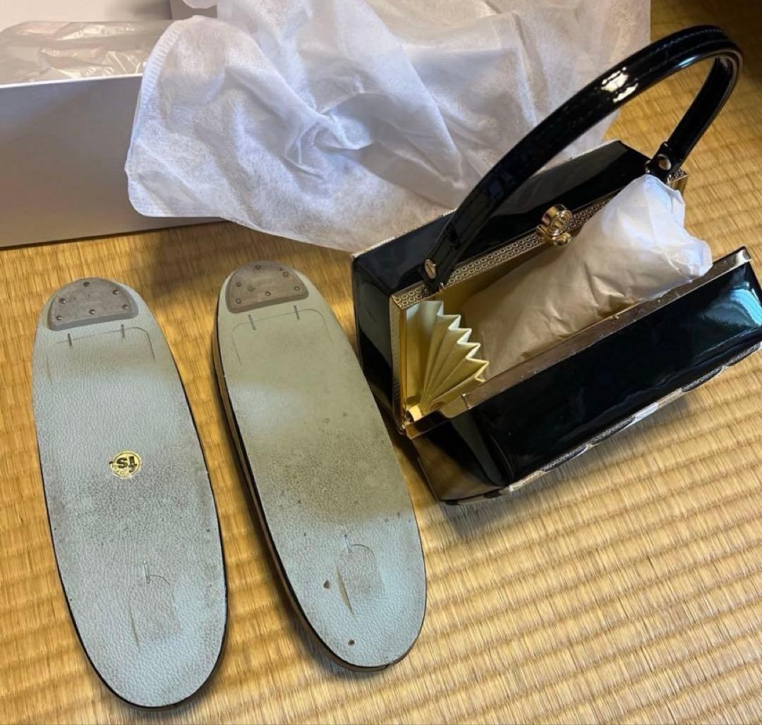 振袖セット 黒　白　中古