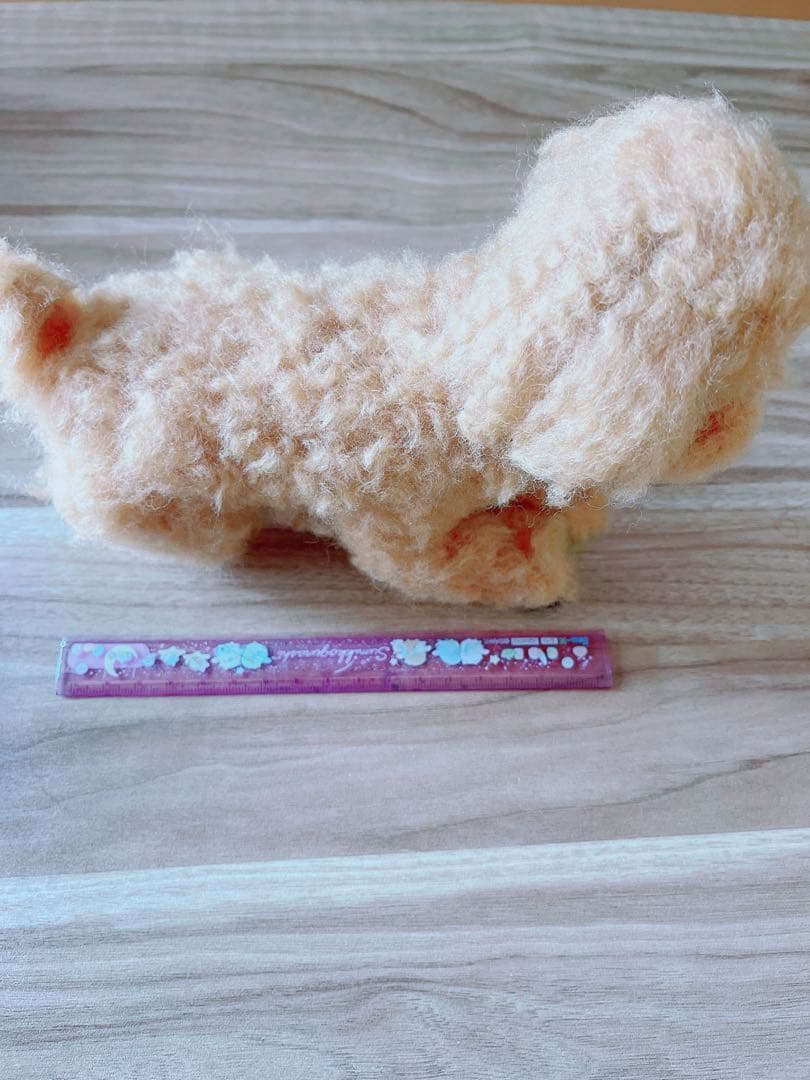 トイプードルフェルト新品未使用犬ハンドメイド