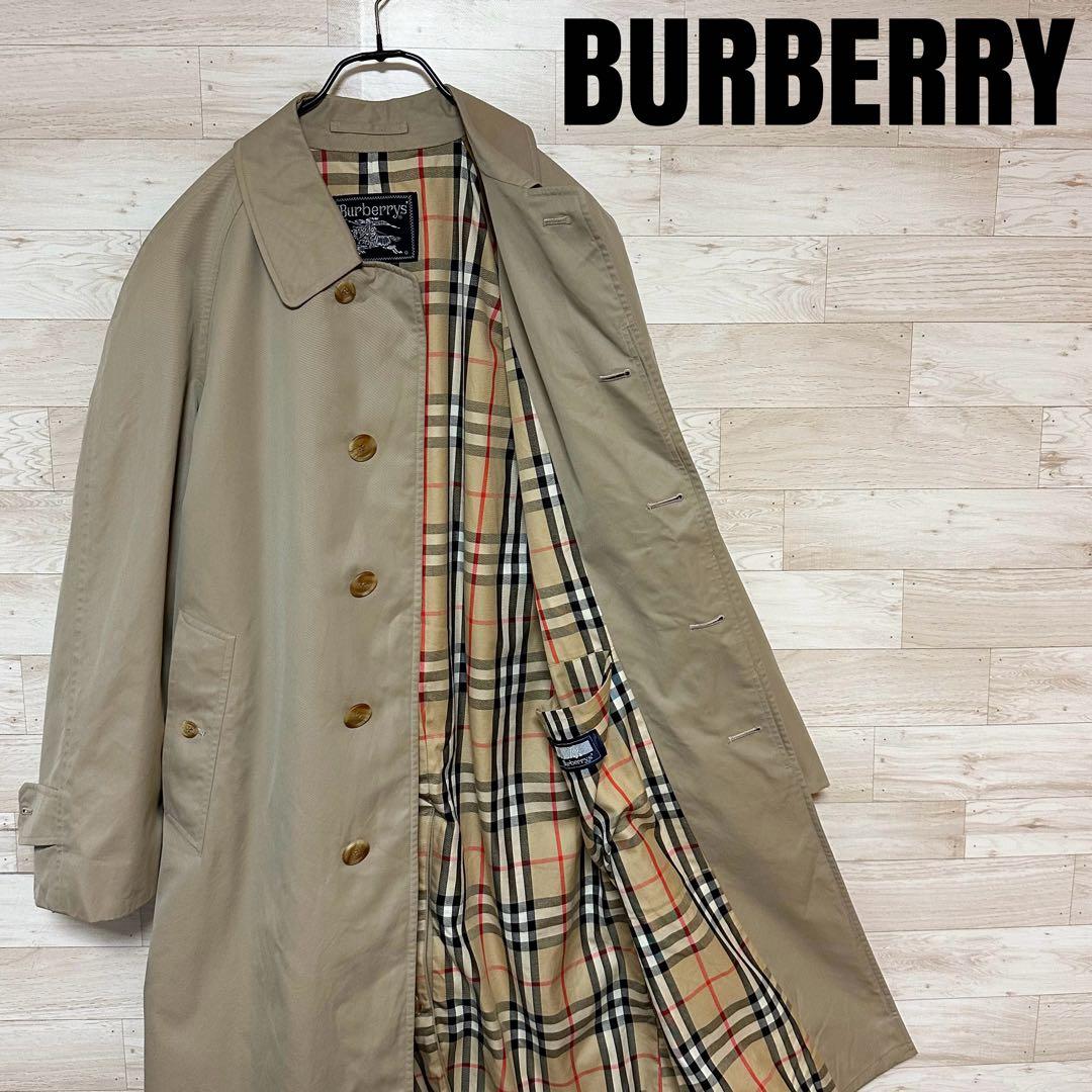 ✨BURBERRY バーバリー ステンカラーコート ベージュ ノバチェック✨