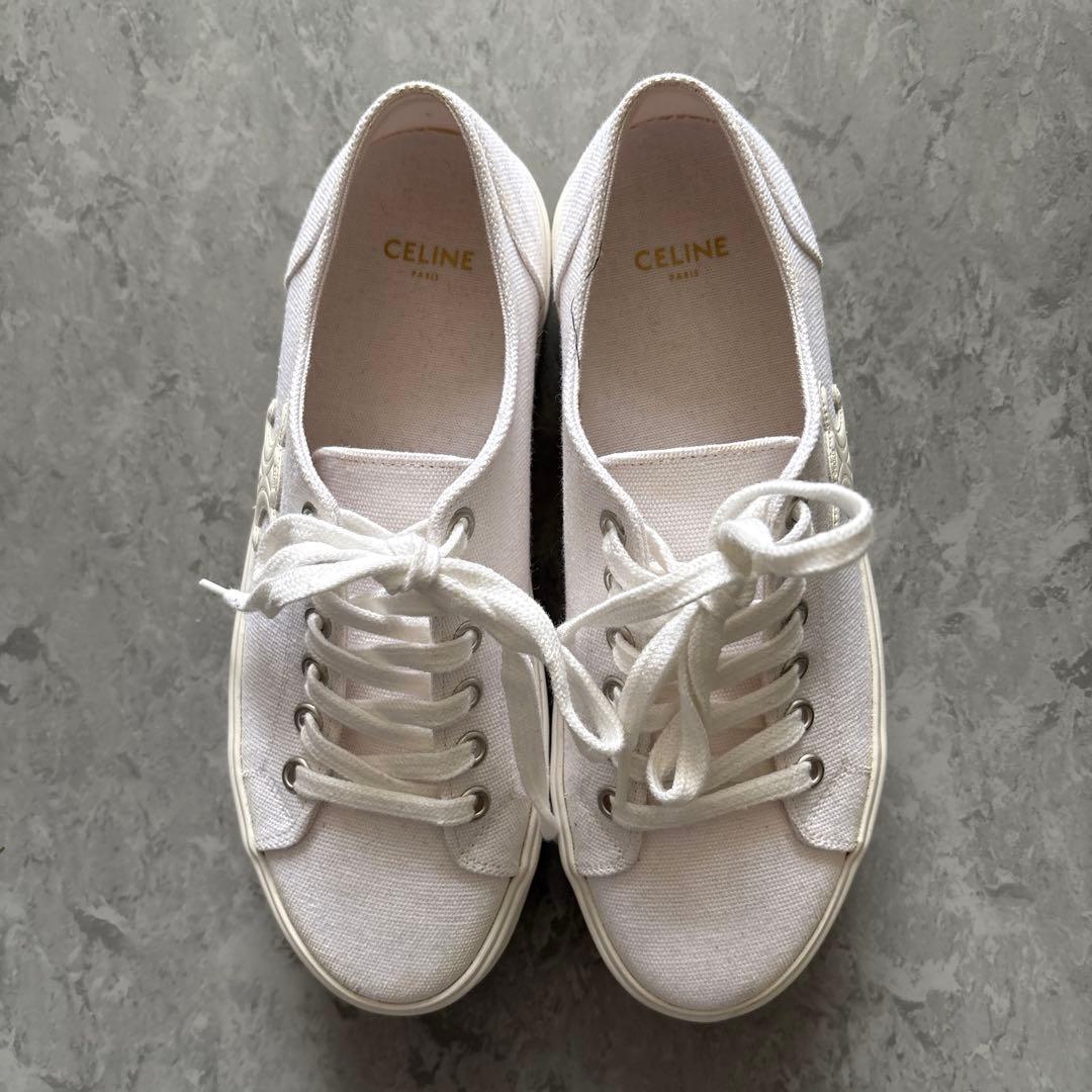 CELINE キャンバススニーカー