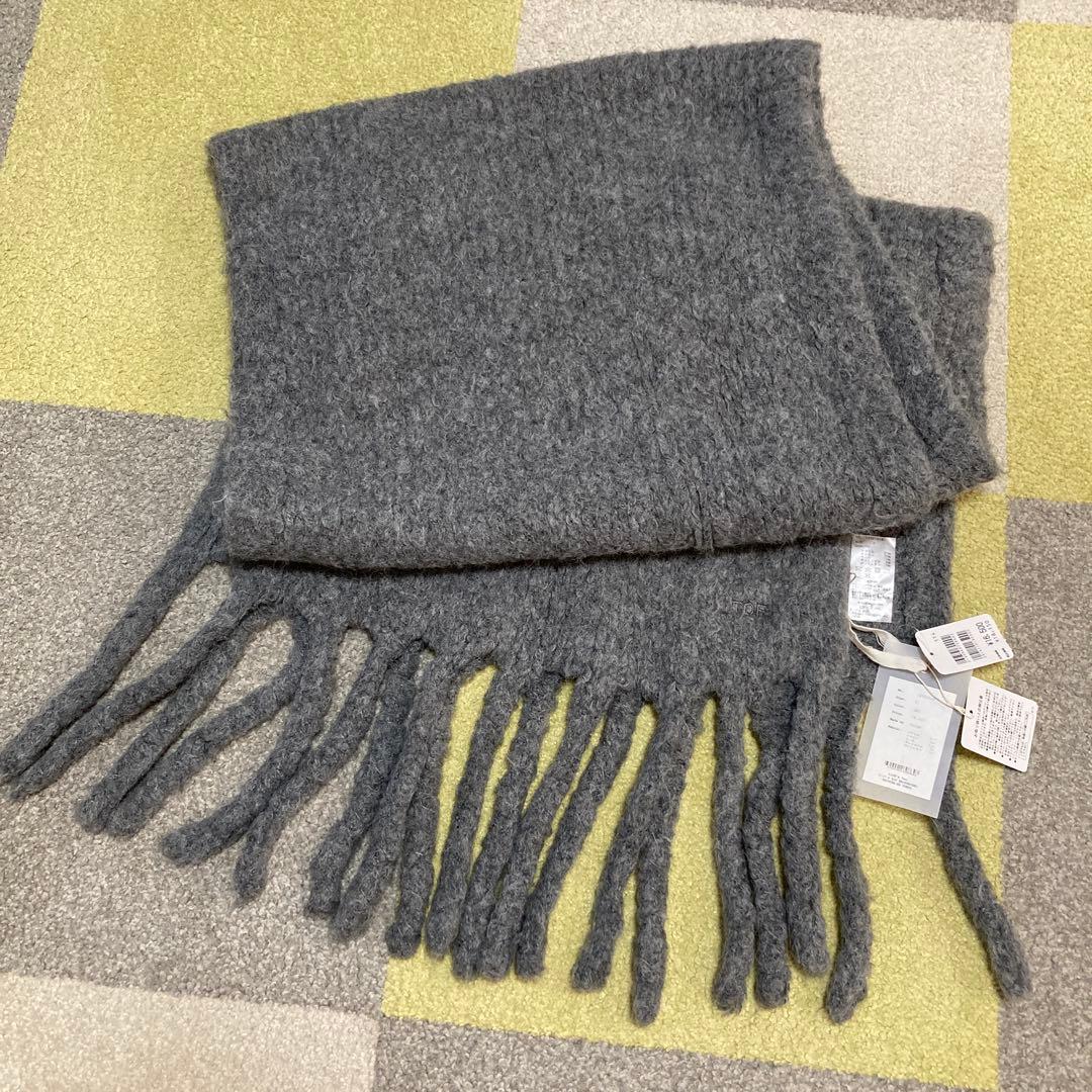 TDF グレー ストール Fサイズ大判マフラー