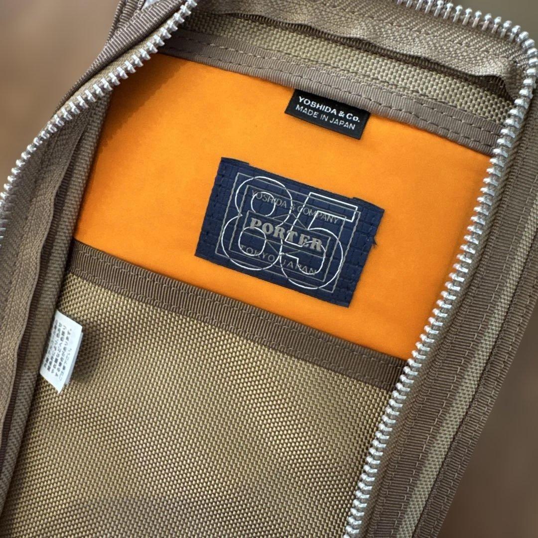 半額以下PORTER スリングバッグ ベージュ