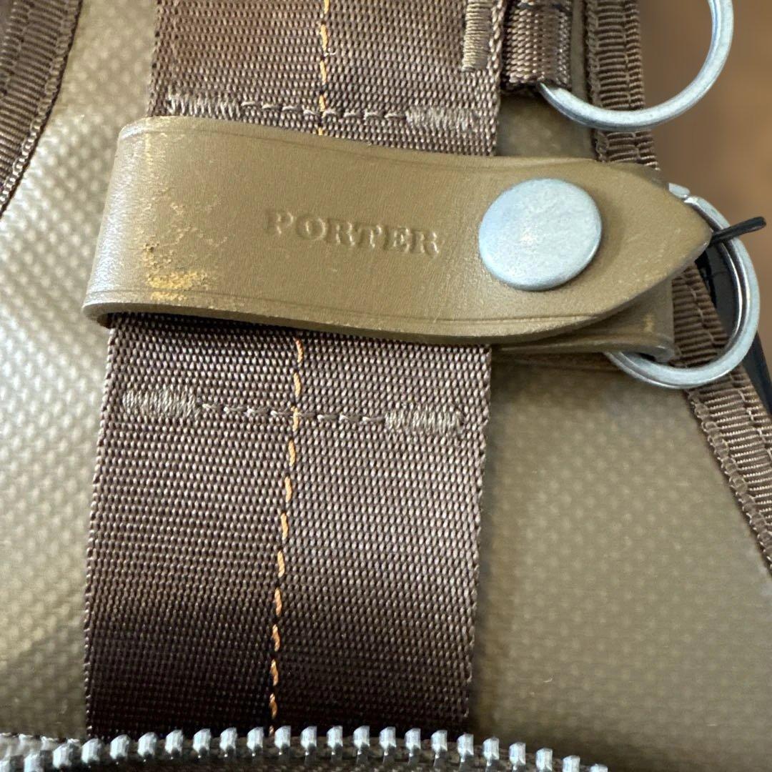 半額以下PORTER スリングバッグ ベージュ