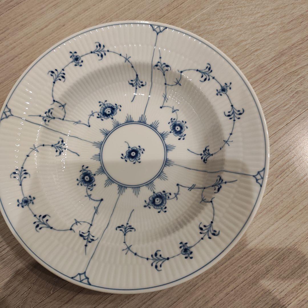 ロイヤルコペンハーゲン　ブルーフルーテッド　23.5cm