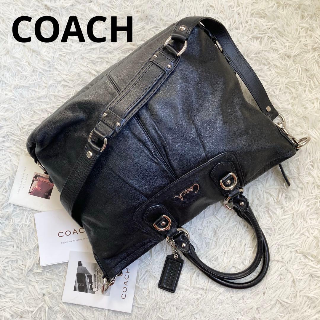 極美品 vintage coach old archive アシュレイ 2way