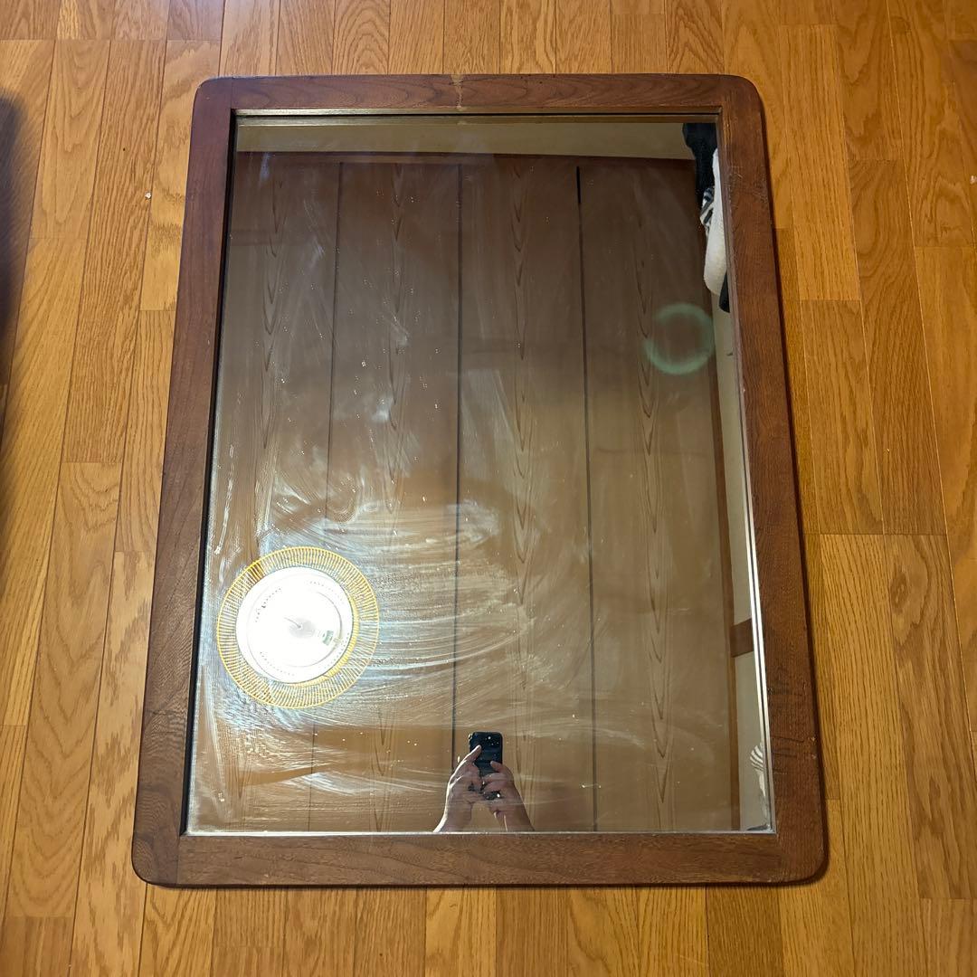 アメリカン　ヴィンテージ　ミラー　鏡　99×75