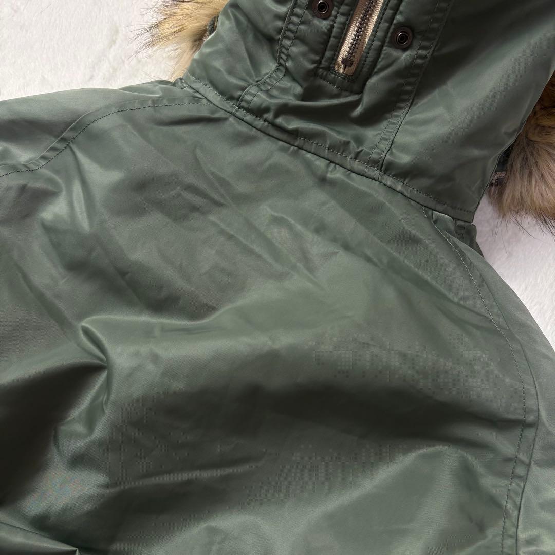 美品 avirex N-2B 短丈 フライトジャケット ファー 取り外し可能