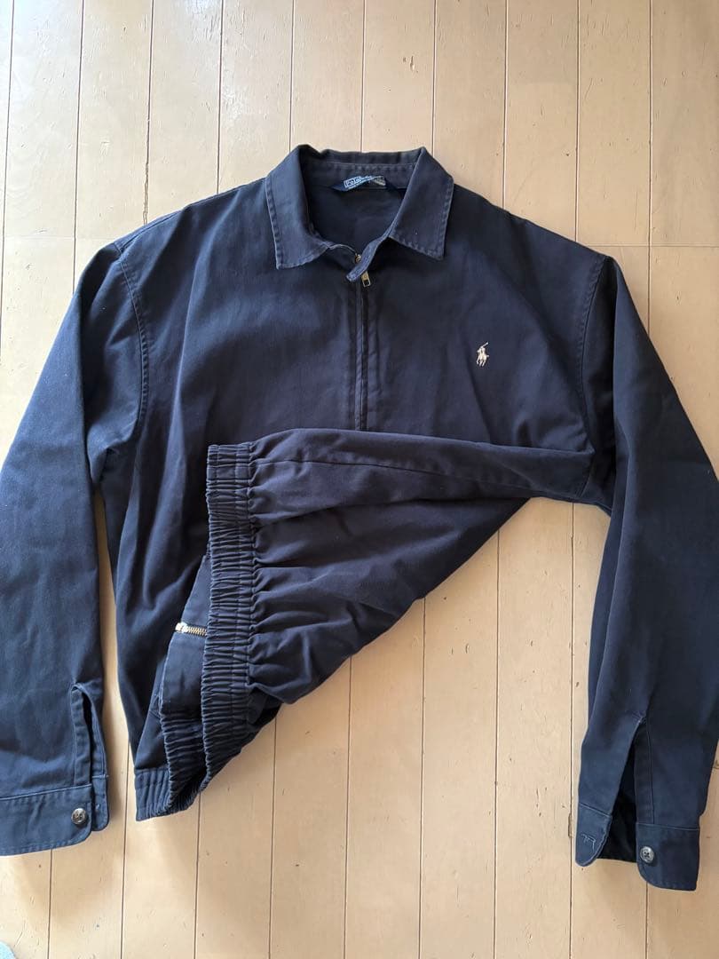 ラルフローレン スウィングトップ ジップ ドリズラー ジャケット ネイビー