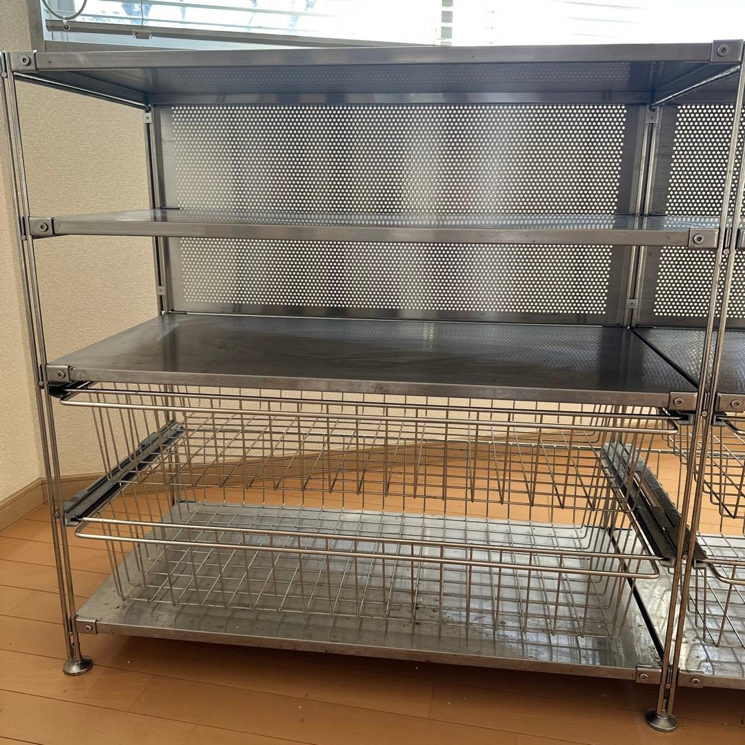 い*ぬ様 無印良品　MUJI ステンレスユニットシェルフ