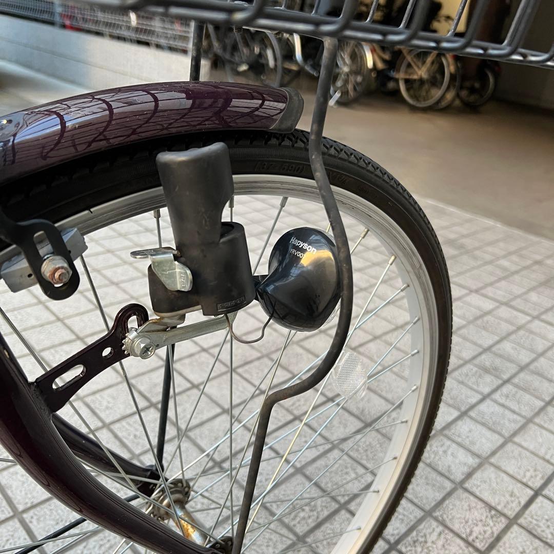 ★東京台東区 引取り限定★美品★ママチャリ　26㌅　自転車　カゴ付き