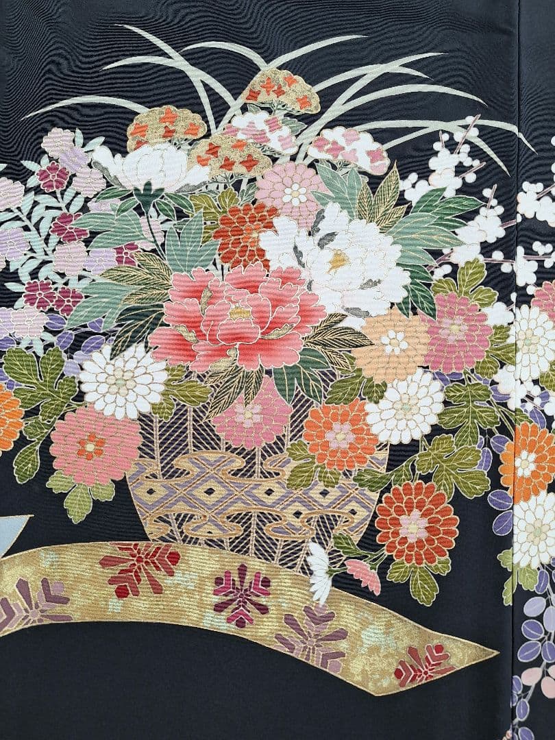 着物リメイクワンピース3695