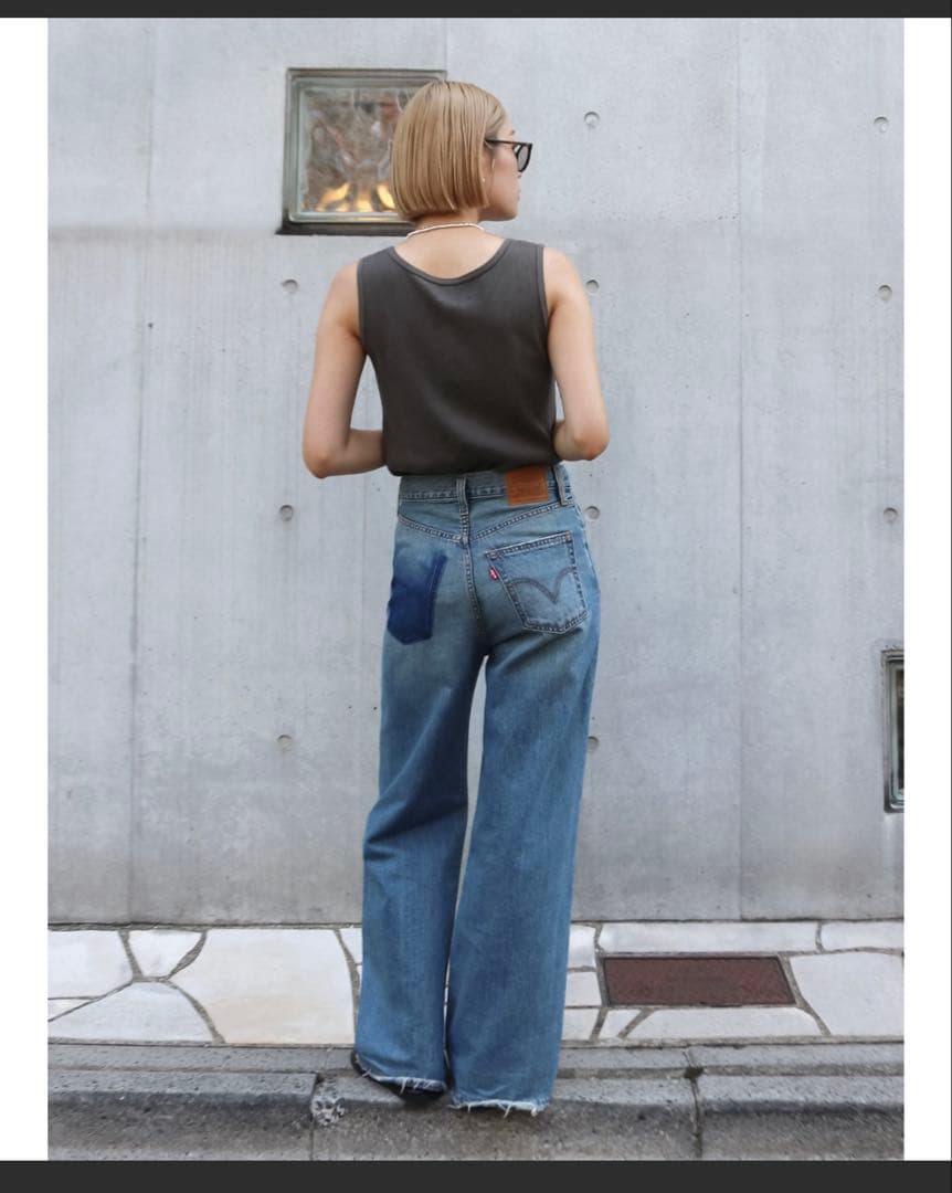 Levi＇s別注 RIBCAGE WIDE LEGデニム