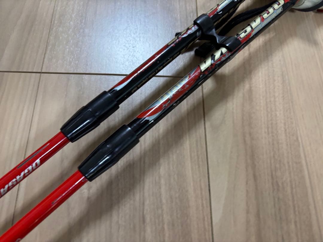★お洒落　オガサカ　スキーポール ストック 収縮ポール　調整可能　デモ　技術選