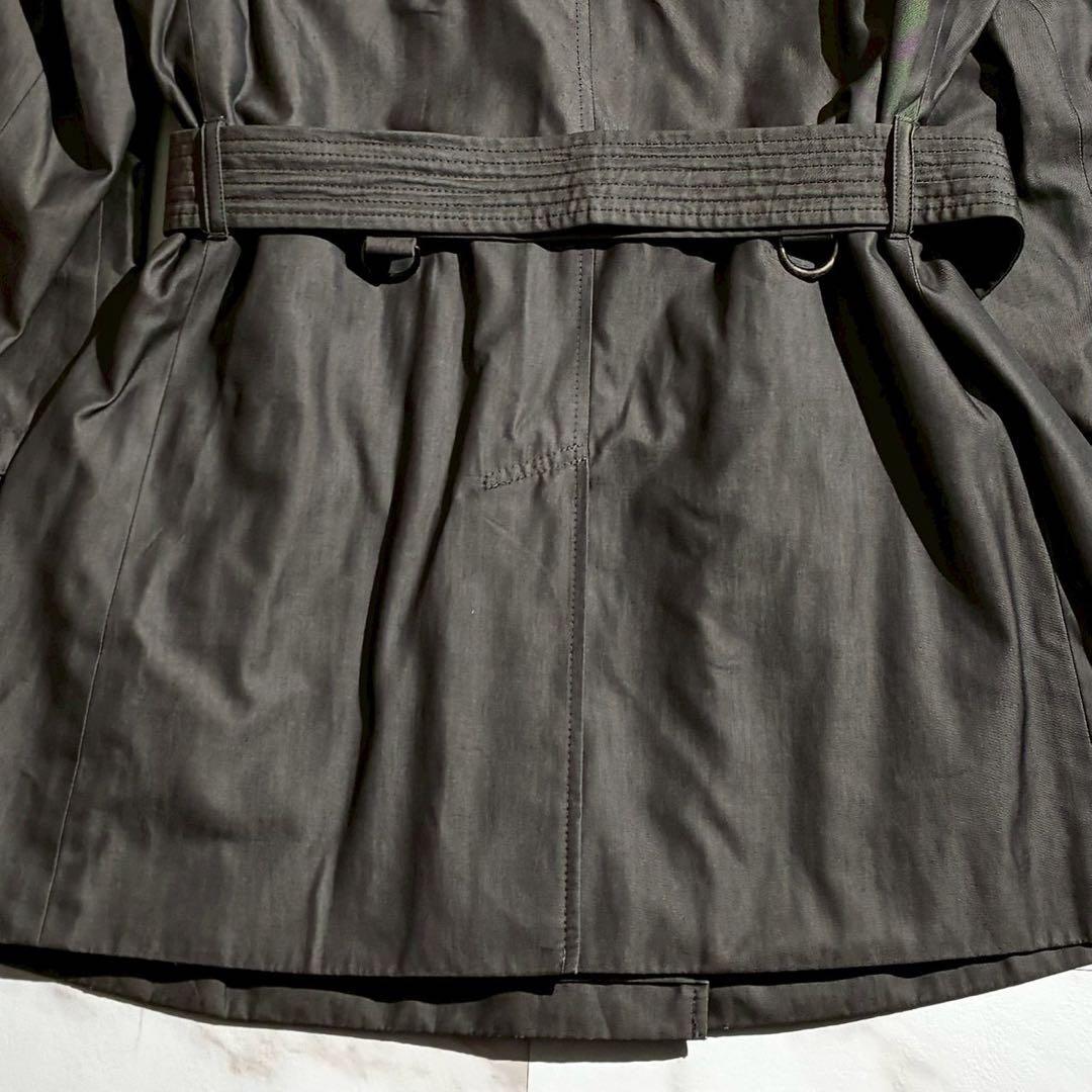 バーバリーロンドン トレンチコート ノバチェック ライナー Aライン グレー