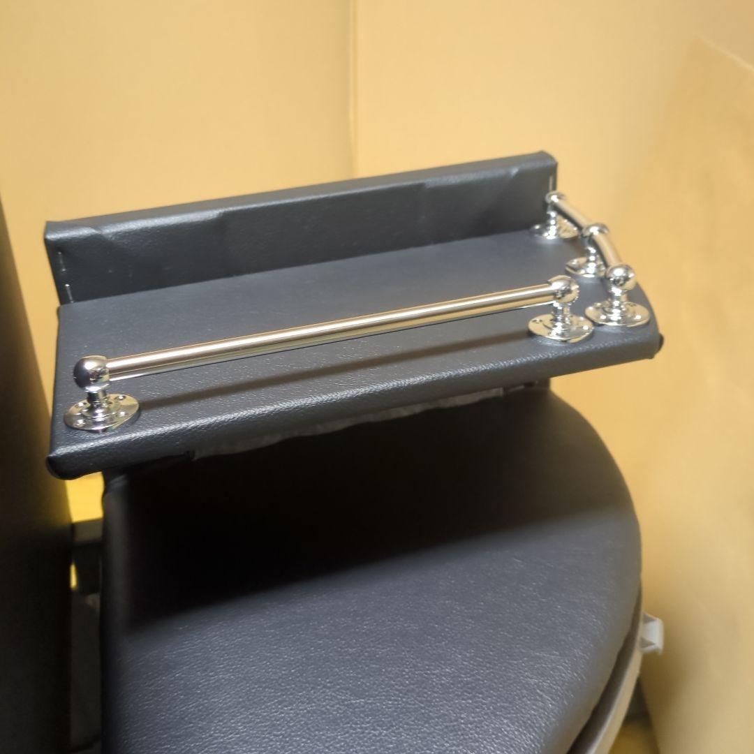 【ヤマ】コンソールBOX棚2点セット【ブラックレザー】