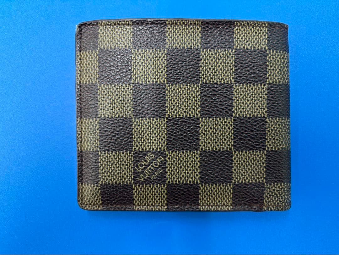 ダミエ二つ折り財布メンズ