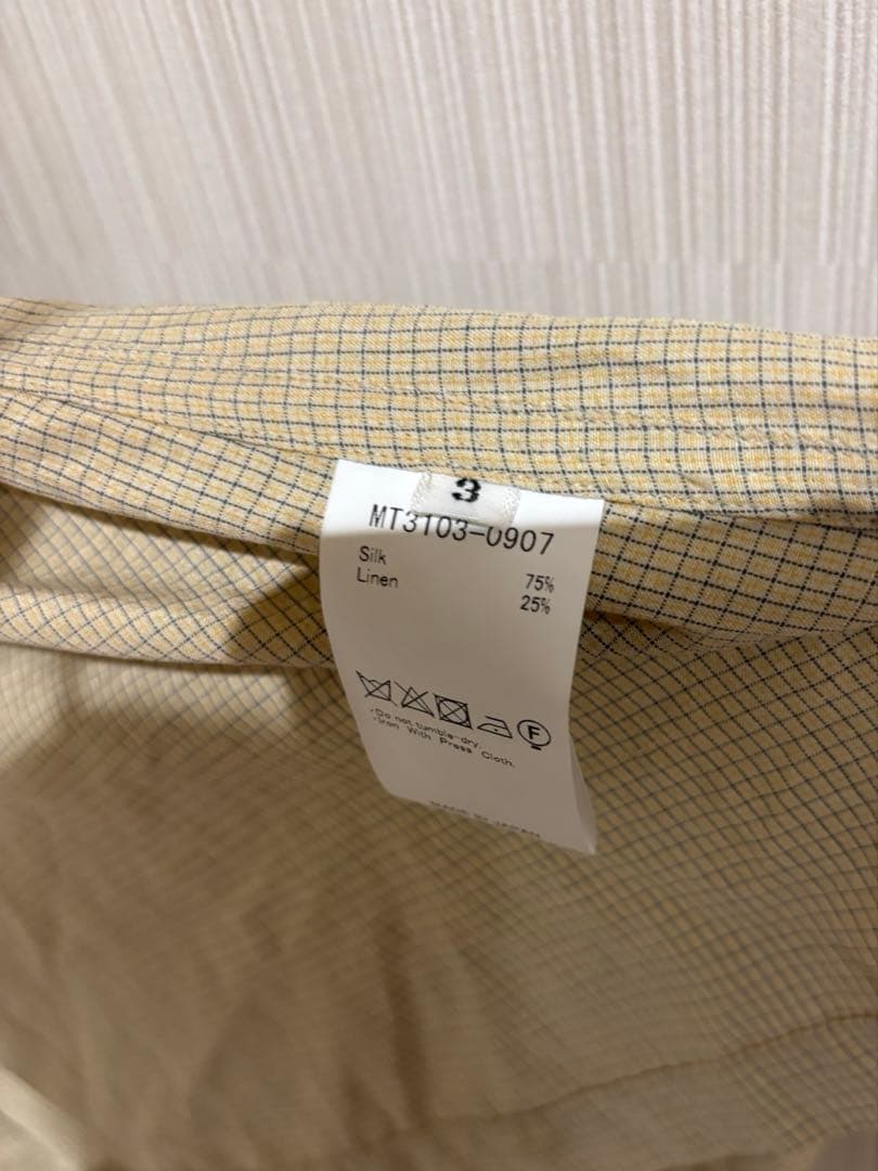 MAATE & SONS チェック柄長袖シャツ