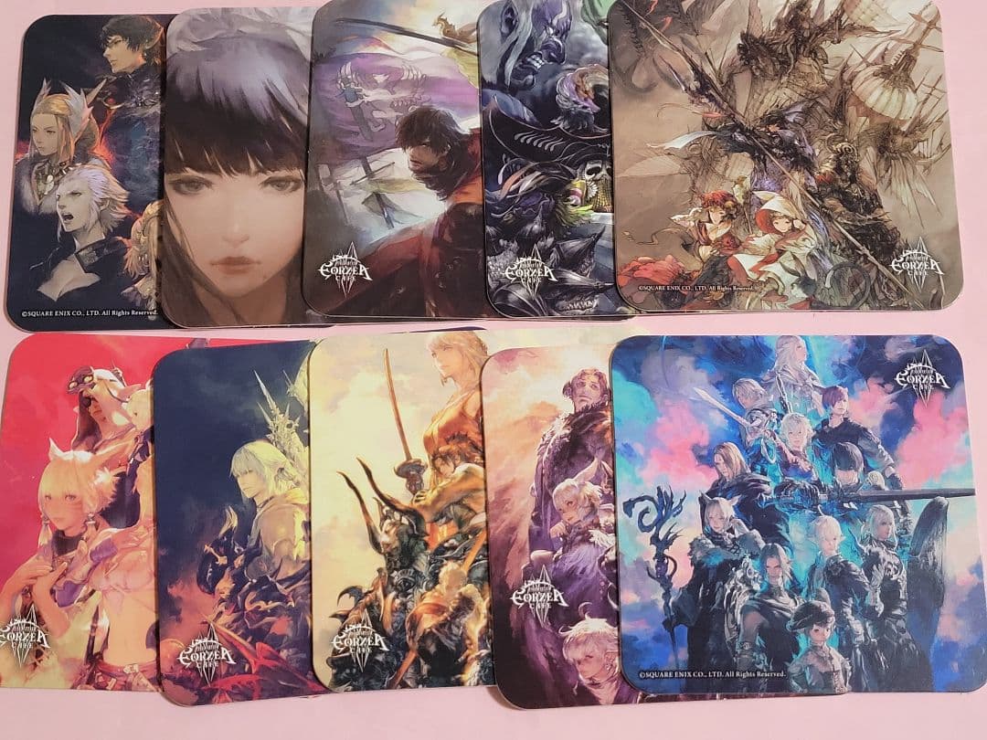 <一部バラok>　エオカフェ　コースター　コンプセット　FFXIV　FF14