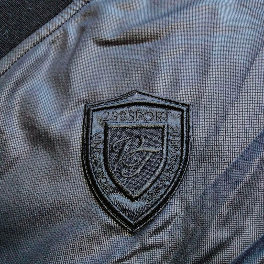 23区SPORT　メンズ　Vネック ジャンパー　ベスト　2way　ブラック　M