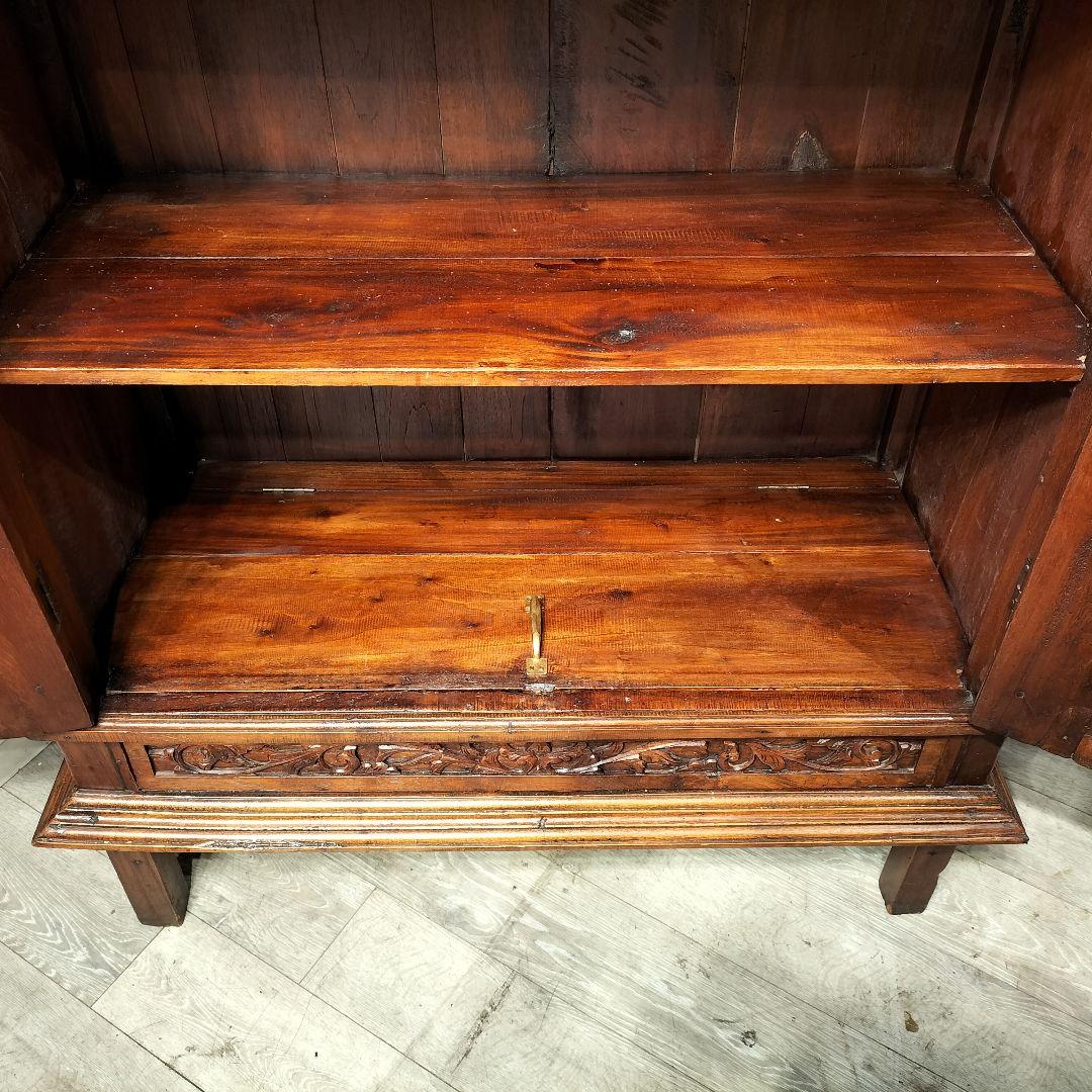 M●年始Sale東名 総無垢　アンティークキャビネット　アジアン　什器