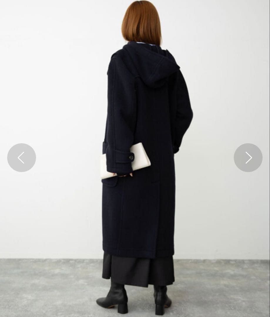 SLOBE IENA/リニアーダッフルコート/NAVY