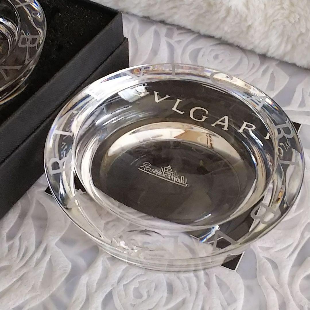 BVLGARI ローゼンタール　クリスタル アッシュトレイ〈欠けあり〉