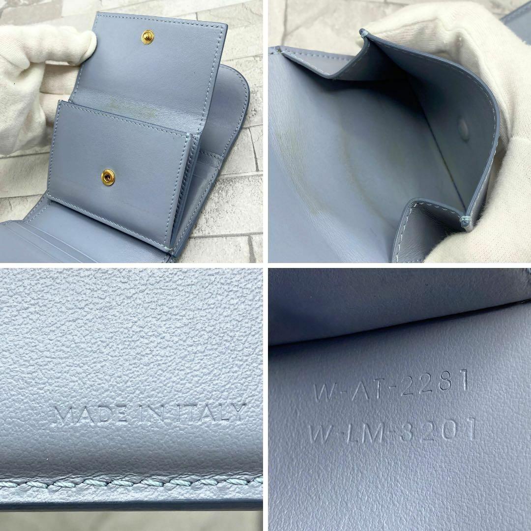 セリーヌ トリオンフ スモールフラップウォレット　シャイニーカーフスキン　財布