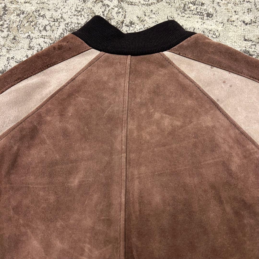 SCHOTT 70s IDEAL ロゴ刺繍 スエード 40 米国製　スタジャン