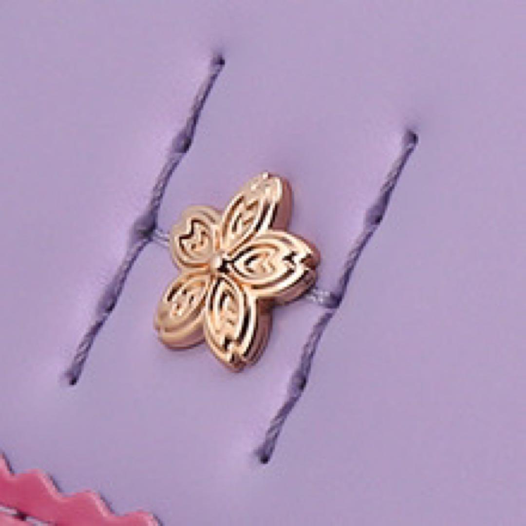 桜の柄❤️ ランドセル 新品 女の子 ラベンダー ピンク 桜 反射剤 紫　軽量