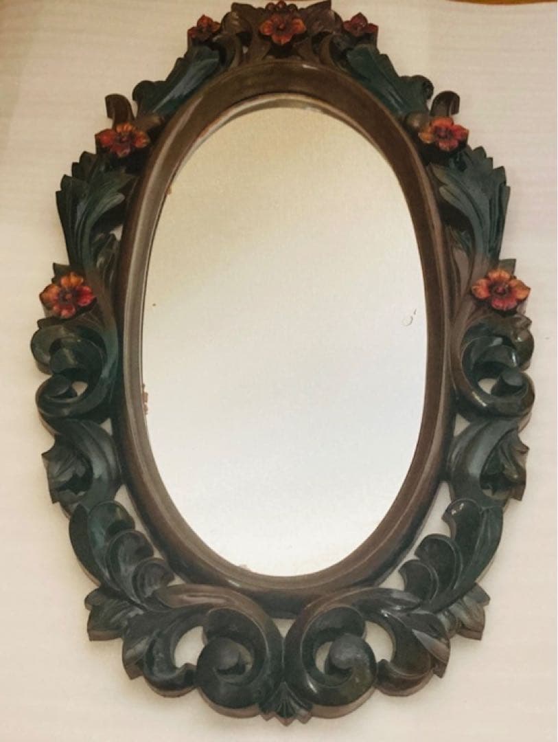 アンティークミラー鏡希少レア昭和レトロプラスティック