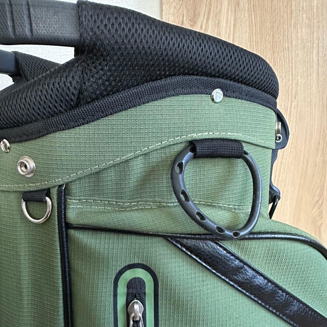 美品 CALLAWAY キャディバッグ 9.5型 スタンド カーキ SS22JM