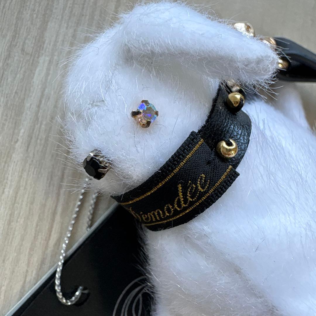 ちびやん　新品未使用　demodee ドッグ　チャーム　ストラップ