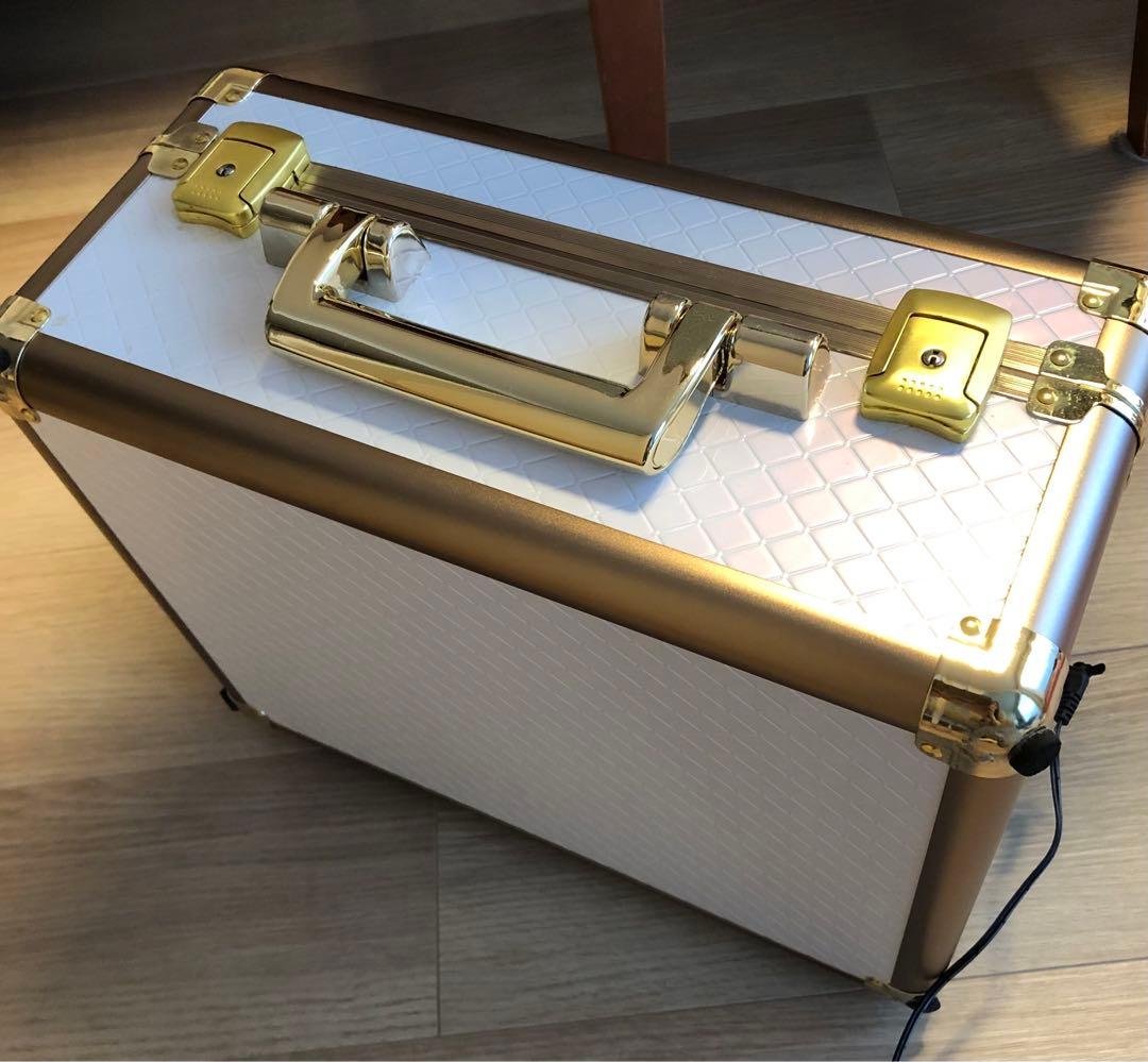 Francfranc トランクドレッサー メイクボックス LEDライト付き