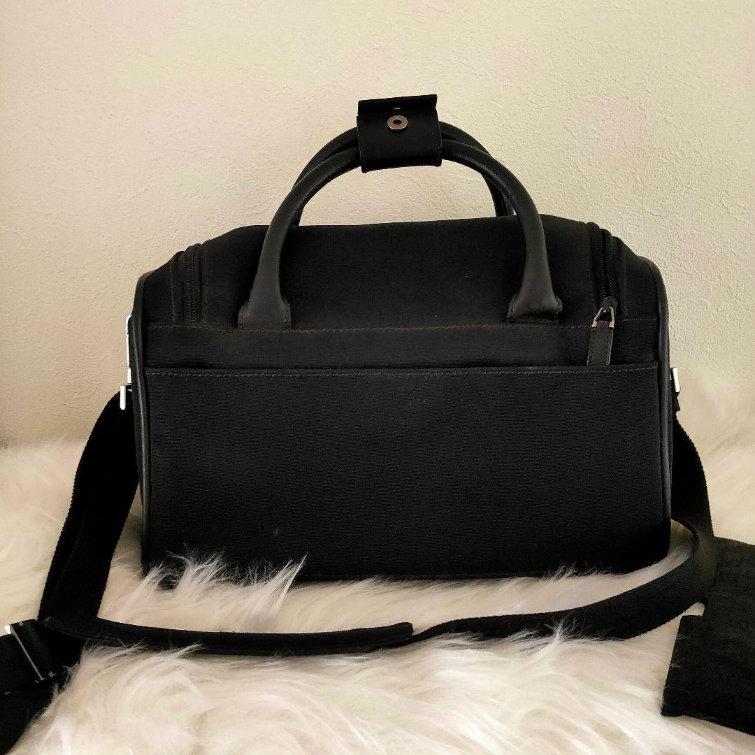 GUCCI グッチ ナイロン レザー ボストンバッグ カメラバッグ 2way