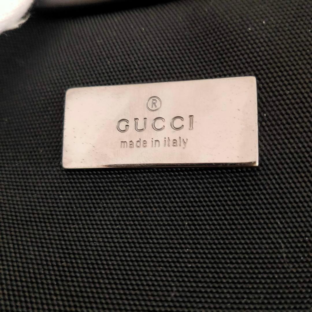GUCCI グッチ ナイロン レザー ボストンバッグ カメラバッグ 2way