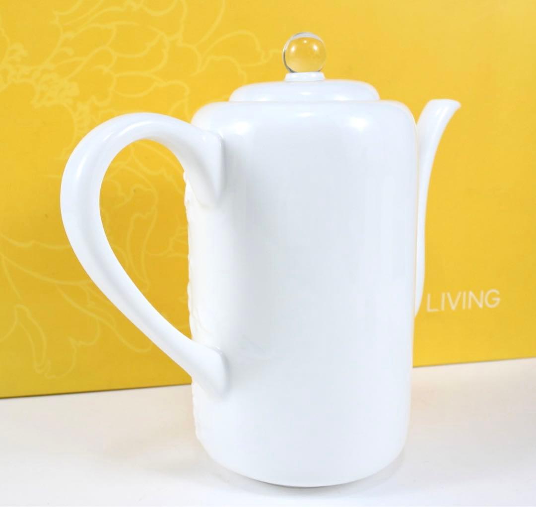 LIULI LIVING レジャー四季 ポット&カップセット 四季の花彫り